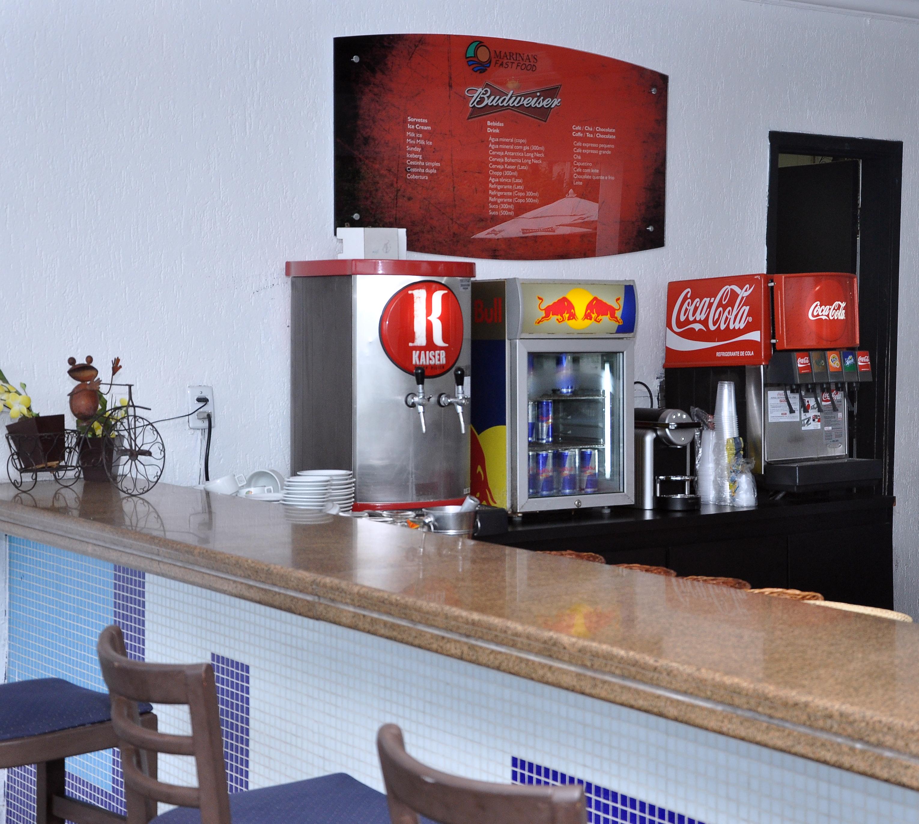 Marina Park Hotel Fortaleza  Exterior photo A 3D rendering of a bar